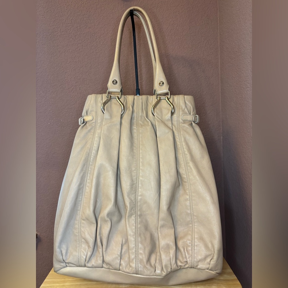 Celine Vintage Bag Tan Leather Shoulder Bag - Picture 3 of 11